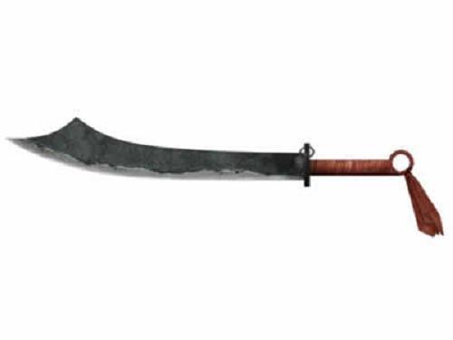 79 Görsel-27: Dao 4. Kılıç : Dao ( 刀 ) Çin savaşçıları tarafından en çok kullanılan, tek tarafı keskin olan Çin kılıcı tahta kaplamalı bir kulp ile tutulan bir kılıç türüdür.