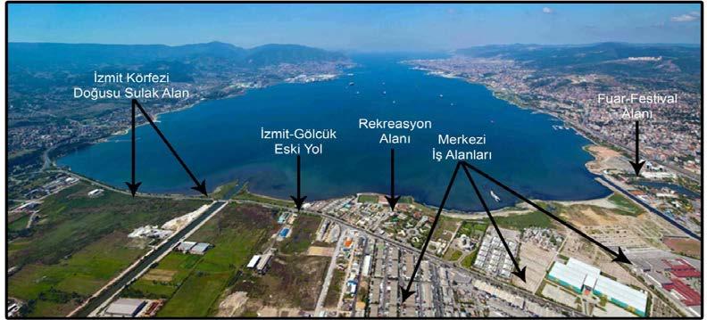 18 Garipağaoğlu & Uzun Tarım 0,2 % Askeri 1% Yerleşim 7% Turizm ve Rekreasyo n 17% Diğer Sanayi Tesisleri 1% 2% İş ve Ticaret Merkezi 72% Şekil 7: İzmit Körfezi doğu kıyılarında genel kıyı kullanım