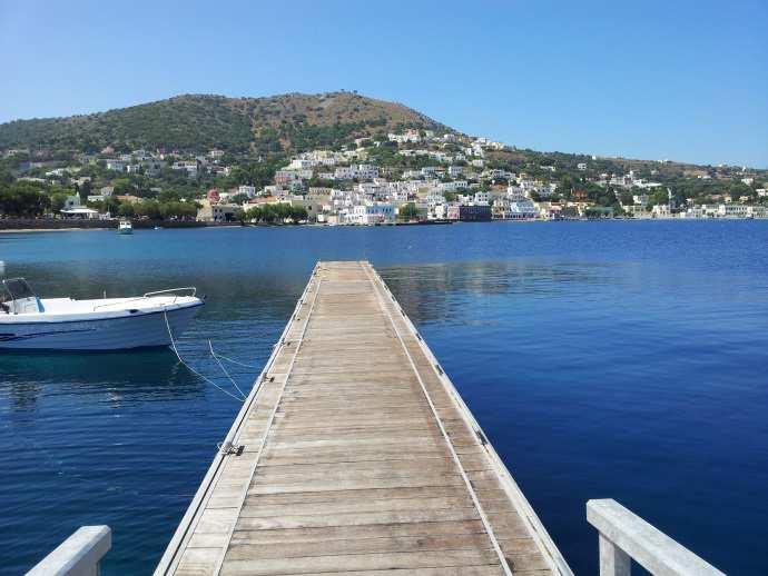 Agia Marina, Leros Adası/Yunanistan Kale den Agia Marina,