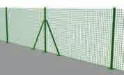 PVC Kaynaklı Tel /PVC Welded Mesh K-DAG Alüminyum Direk Montajı / K-DAG Aluminium Post