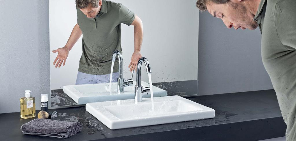 Hansgrohe ComfortZone testi Farklı lavabo çeşitleri için, müşteri memnuniyeti sağlayan doğru bataryalar.