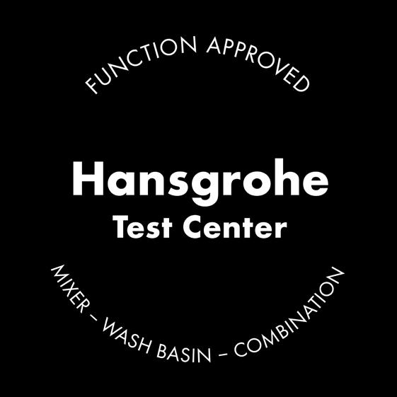 Hansgrohe ComfortZone testi memnuniyeti sağlamak ve su sıçramalarını engellemek için lavabo ve batarya arasındaki doğru montajı sağlayan rehber dökümandır.