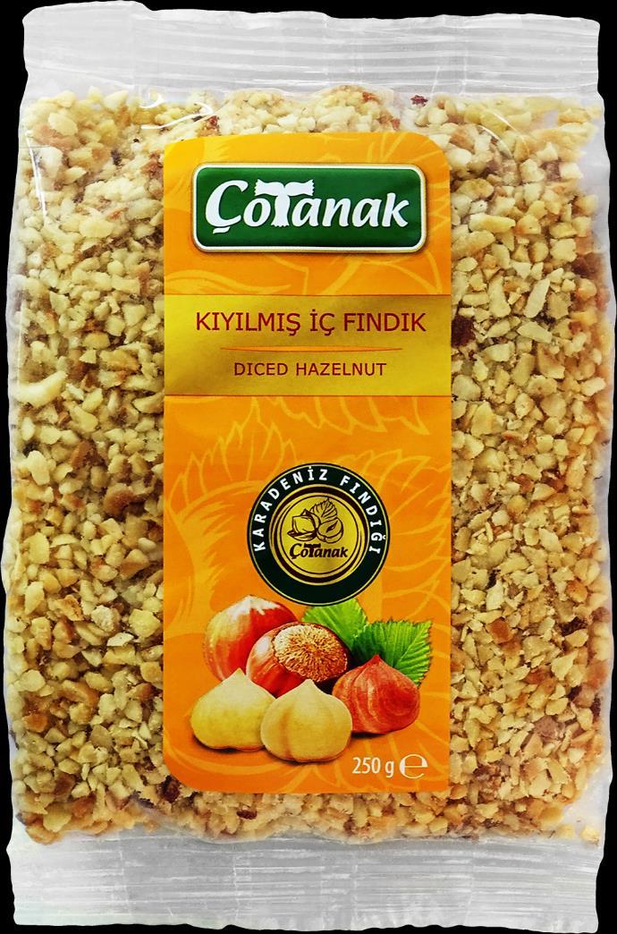 Çotanak Diced Hazelnuts Hazelnuts are a pack of delight and essential nutrients. 91 percent of a hazelnut s fat content is monounsaturated. And only 3 percent of it is saturated fat.