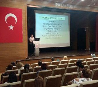 KULÜPLERİMİ TANIYORUM TED Kayseri Koleji Vakfı Özel Ortaokulu