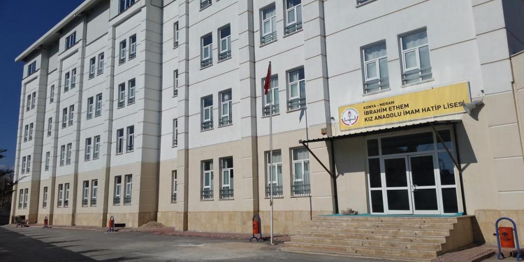 ĠBRAHĠM ETHEM KIZ ANADOLU ĠMAM HATĠP LĠSESĠ Ġbrahim Ethem Anadolu Ġmam Hatip Lisesi, 2013 yılında eğitim ve öğretime baģlayan, Meram Ġlçemizde bulunan ortaöğretim kurumlarımızdandır.