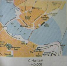 Sosyal Bilimler Dergisi 161 Şekil 3. 3b Farklı ölçekte çizilmiş İstanbul C haritası (D1, küçültülmüş) Aynı ünite içinde yer alan diğer bir harita ise iklim haritasıdır.