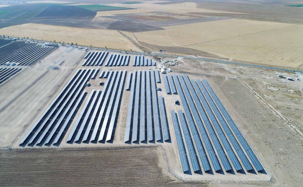 Projeler / Projects Obruk Güneş Enerji Santrali Obruk Solar Power Plant Yer : Obruk - Konya/TÜRKİYE Sözleşme Tariḣi : 14.04.2017 Geçiċi Kabul Tarihi : 30.09.