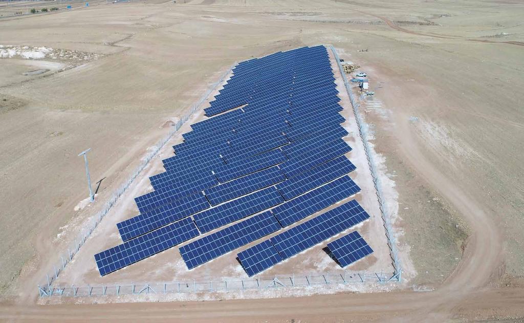 Projeler / Projects Özyurt-Akarköy Güneş Enerji Santrali Özyurt-Akarköy Solar Power Plant Yer : Özyurt Kazımkarabekir Karaman/TÜRKİYE Sözleşme Tariḣi : 10.05.