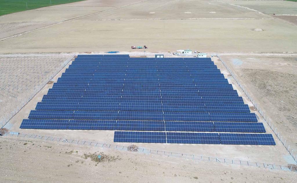 Projeler / Projects Sarayönü Güneş Enerji Santrali Sarayönü Solar Power Plant Yer : Sarayönü - Konya/TÜRKİYE Sözleşme Tariḣi : 14.04.2017 Geçiċi Kabul Tarihi : 30.09.