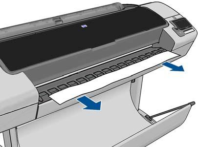 Kağıt varken, yazıcı kağıdın bittiğini bildiriyor Rulo takıldığı yerde gevşemişse, düzgün şekilde kağıt veremez ve yazıcı da kağıdı yükleyemez.