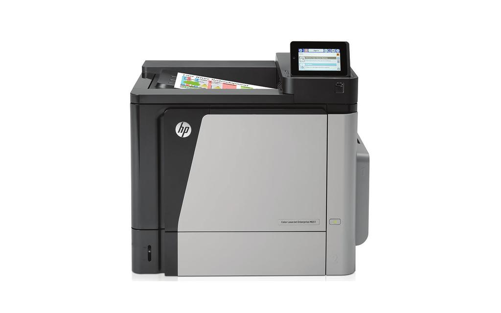 Veri sayfası HP Renkli LaserJet Enterprise M651 serisi İşiniz için güvenebileceğiniz yüksek kaliteli renkler Güvenebileceğiniz performans: olağanüstü güvenilirliğe sahip