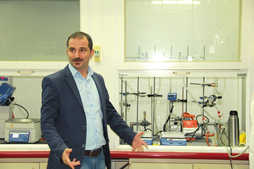 Öğr. Gör. Dr. Orhan Altan: Projemiz özellikle farmokoloji alanında kullanılabilecek katalizörler üretmeyi amaçlamaktadır.