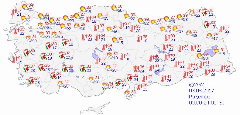 c) Karadeniz de, dün ciddi bir yağış yoktu. Bugün ise Kuzey Ukrayna yağışlı olabilir!