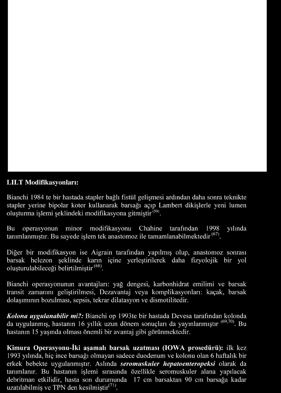 Bu ameliyatı tanımlamadan önce 1990 larda deneysel çalışmalar yapılmış ve peritoneal alandan parazitik kanlanmanın 7 haftada gerçekleştiği saptanmıştır.