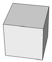 208 6.2.1. Küp Altı kare yüzeyden oluşan bir geometrik şekildir. Küp tek başına bir geçici yapı için kullanılabilir geometrik özelliklere sahip bulunmaktadır. Özellikleri çizelge 6.