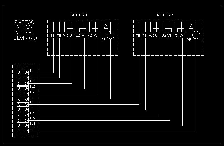 16 Z.ABEGG 400V Termistörlü Fan Bağlantısı (1 Fan) Z.ABEGG 400V Termistörlü Fan Bağlantısı (2 Fan) 3 fanlı ürünler için 1adet 1 fan, 1 adet 2 fan bağlantı diyagramı kullanılır.
