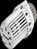kapamalı T2021W0 Termostatik kafa beyaz / krom gövde 15,50 TERMOSTATİK KAFALAR - THERA 100 T100M Thera-100 termostatik kafa