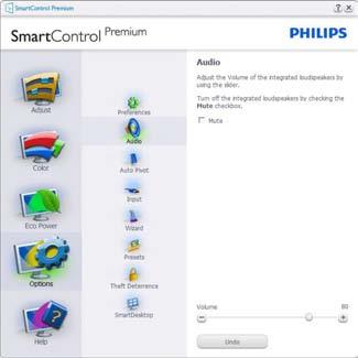3. Görüntü Optimizasyonu Preset (Önayar Seç) seçenekleri için SmartControl Premium u ve masaüstünde sağ tıklamayla ulaşılan bağlam menüsünde Tune Display (İnce Ayar Ekranını) gösterir.