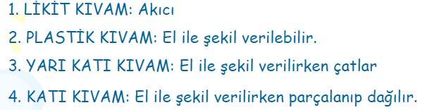 ZEMİNLERİN SINIFLAMAYA ESAS ÖZELLİKLERİ/Zeminlerin Plastisite Özellikleri Kıvam Limitleri-sınırları/Atterberg Limitleri Kıvam: İnce daneli koheziv zeminlerin özel bir su içeriğindeki fiziksel