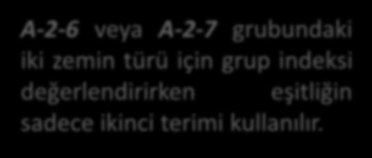 AASHTO silt-kil ile kum sınırını 0,075 mm (ASTM #200 Elek), kum ile çakıl sınırını ise 2,00 mm olarak kullanmaktadır.