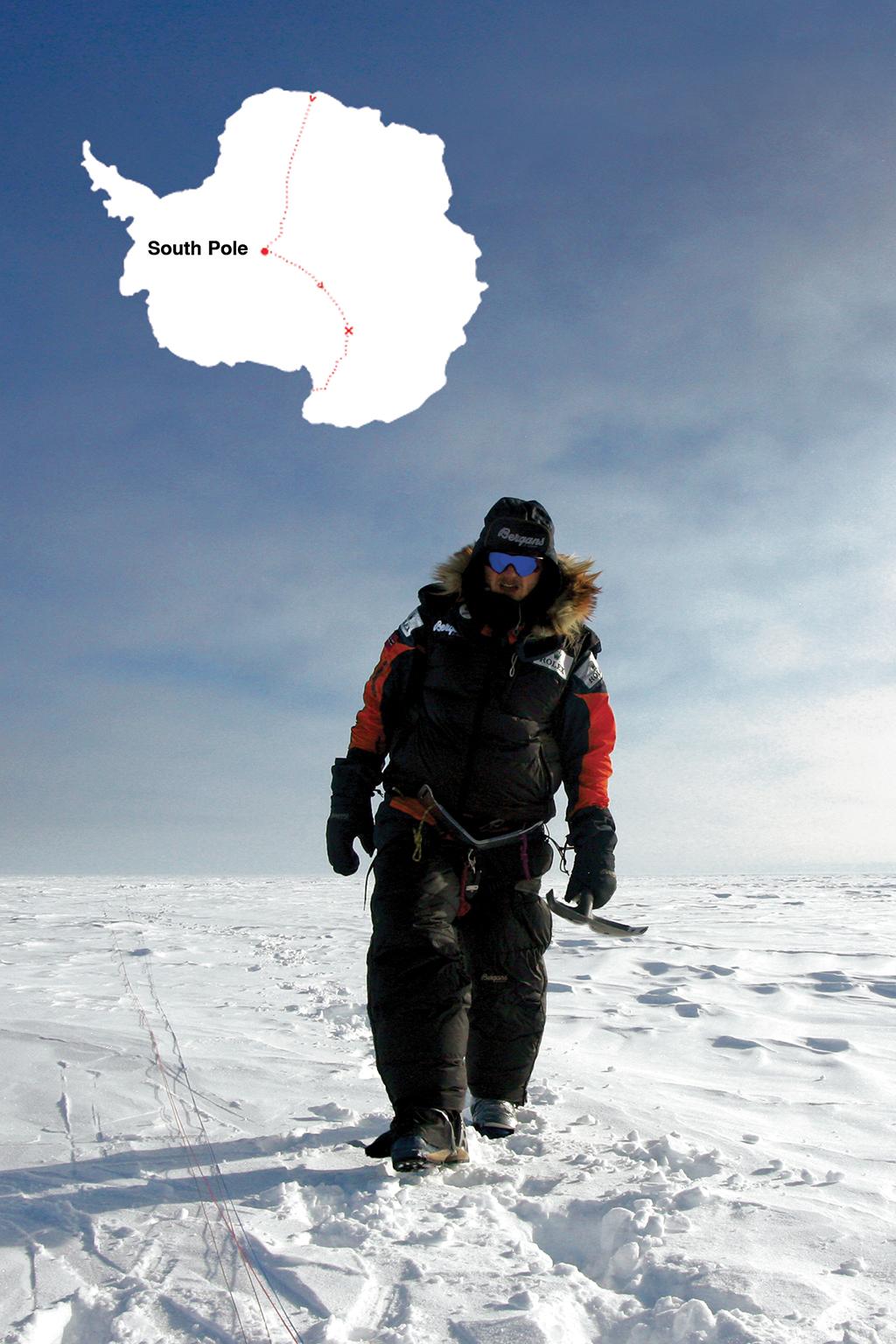Rune Gjeldnes EN UZUN YÜRÜYÜŞ 2006 yılında, Norveçli maceraperest Rune Gjeldnes, hiçbir destek almadan üç büyük buz tabakası Grönland, Arktik Okyanusu ve Antartika'yı geçmeyi başaran dünyadaki ilk ve