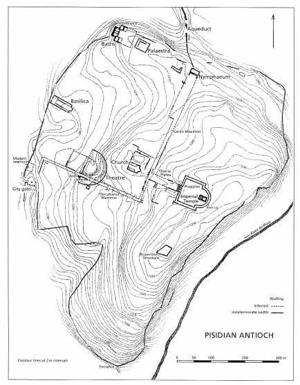 KAZI RAPORLARI EXCAVATION REPORTS Plan 1 Kent planı / City plan (S. Mitchell et al., Pisidian Antioch, 1998, Fig. 18) bilinmektedir.