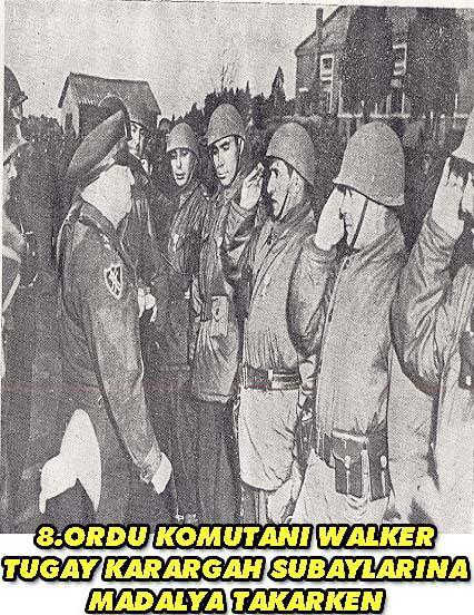 8 nci Ordu Komutanı Walker'in 13 Aralık 1950'de Türk Tugayı'nı Ziyaretinde Yaptığı Konuşma.