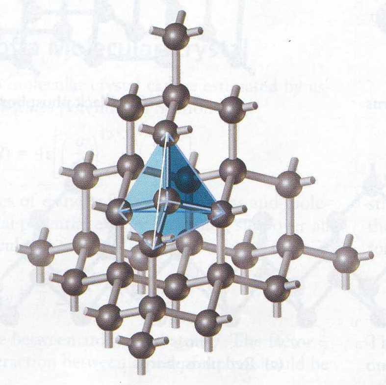 kovalent bağ ile tetrahedron bağ oluştururlar.