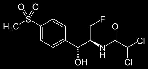 Azidamfenikol Florfenikol (1R, 2R) D-(-)-treo-2-Azido-N- 2-hidroksi-1- (hidroksimetil)-2-(4-nitrofenil)etil asetamit