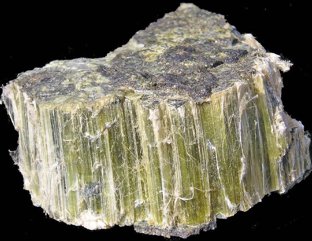 Asbest Grubu Mineraller Asbest, ısıya, aşınmaya ve kimyasal maddelere çok dayanıklı lifli yapıda bir silikat mineralidir.