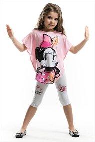 Disney Pembe Beyaz Kız Çocuk Fashion
