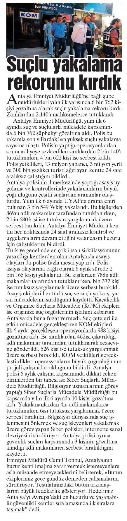 GAZETTE Tarih : 17.08.