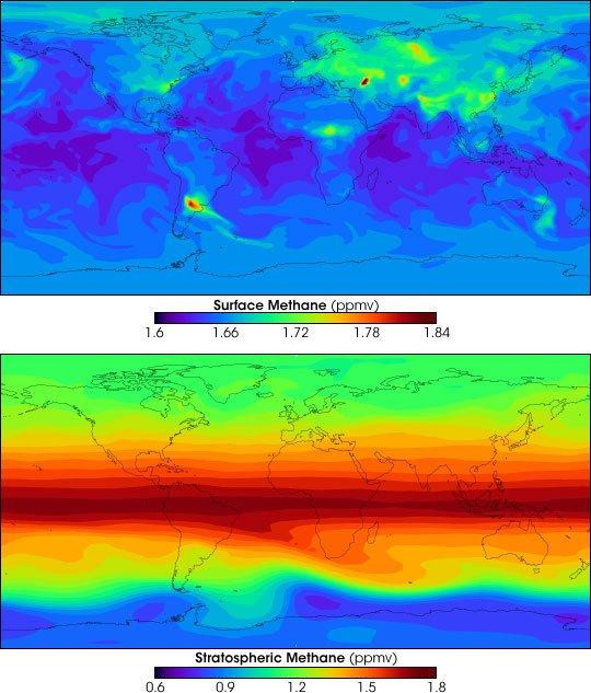 Metan Filtresi: AOM Metan( CH 4 ) önemli bir sera gazı Deniz sedimentlerinin alt kısımlarında, metan yoğunluğu yüksek.