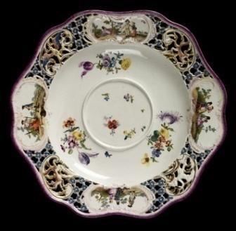 Fotoğraf 41 Çizim 17 Tabak (Porselen) Meissen