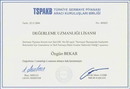 EK 4 - LİSANSLAR SORUMLU