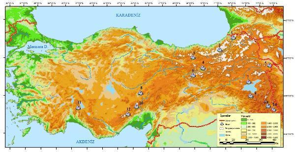 bu alanlarda bulunan buz kütleleri ölü buz/buzul haline gelmişlerdir.