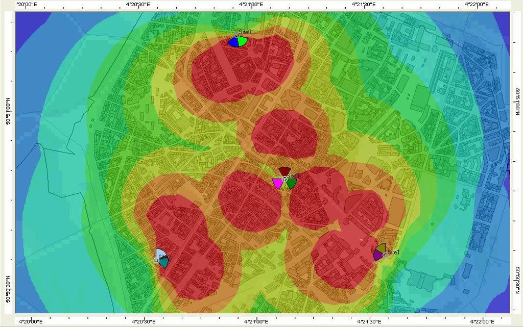 5.4 Benzetim Sonuçları Benzetim çalışması yapılırken 4 farklı durum dikkate alınmıştır. Birincisi AAS in aktif olmadığı ve sinyal seviyesine göre trafikten bağımsız olma durumudur (Şekil 5.2).