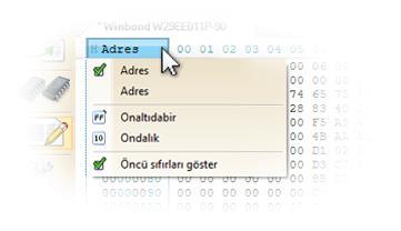 Copy Selection Copies the selected data to a specified address. You can select whether the target range should be expanded or overwritten.