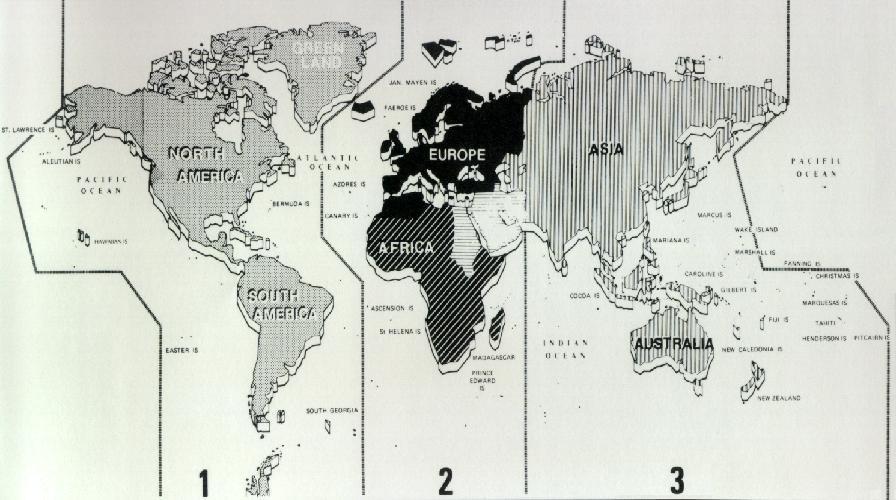 IATA TRAFFIC CONFERENCE AREAS IATA BÖLGELERİ TC1: Kuzey Amerika, Güney Amerika, Greenland ve çevresindeki