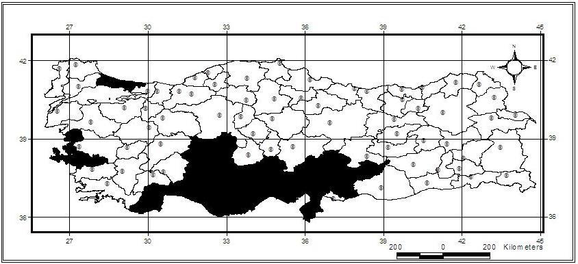 40 Fenoloji: Nisan-Haziran-Temmuz-Ağustos.