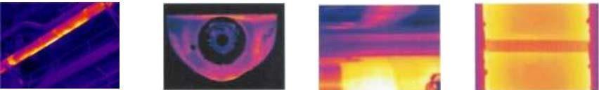 Kızılötesi termometreler temelde aşağıdaki bileşenlerden oluşmaktadır: Lens (optik) Spektral filtre Dedektör (Sensör) Elektronik (amplifikatör/lineerizasyon/sinyal işlemci) Ölçüm noktasının