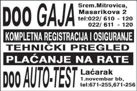 Тел: 064/400-24-88 063/755-77-73 - Из да јем на ме ште ну гар со ње ру пре ко пу та су да, и тра жим стан у Бе о гра ду на Вра ча ру.