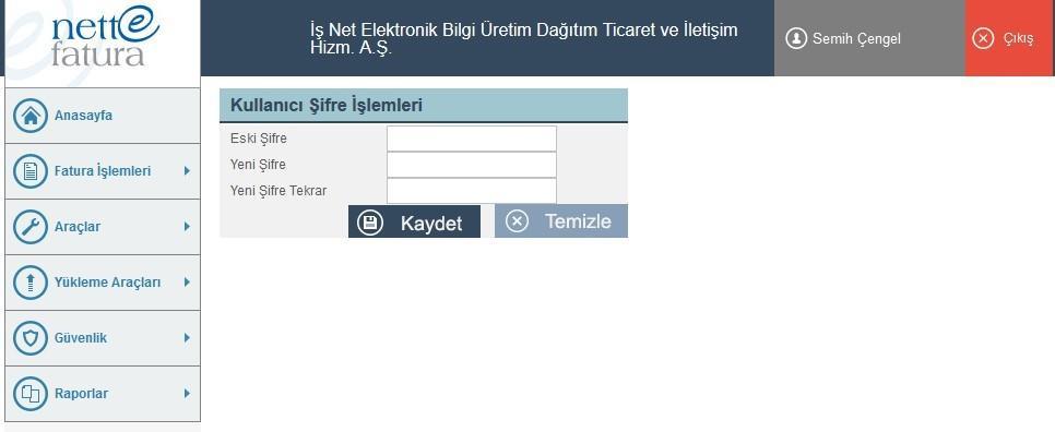 Açıklama girildikten ve İzin Tipi seçildikten sonra Kaydet butonuna basılarak kayıt işlemi gerçekleştirilir ve Delegasyon işlemleri Listesinde delegasyon işlemi listelenir.