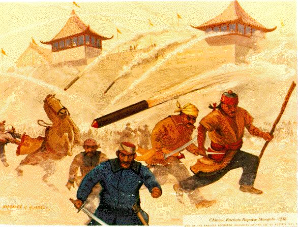 İLK ARAŞTIRMALAR Çinliler, ilk barut türüyle doldurdukları bambu borucuklarını, kötü ruhları korkutup kaçırmak amacıyla