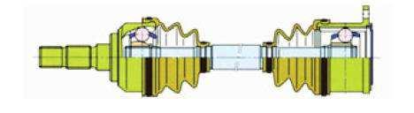 Fig. 1: Half-shafts for a