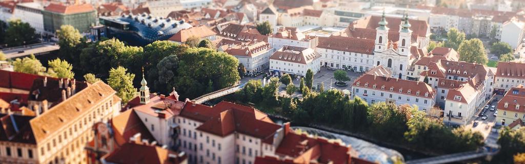 I Foto: Joel Kernasenko GRAZ DA YENI OLMAK Graz Steiermark Eyaleti nin başkenti, Avusturya nın da ikinci büyük şehridir. Yaklaşık 286.686 (Son güncelleme: 1.