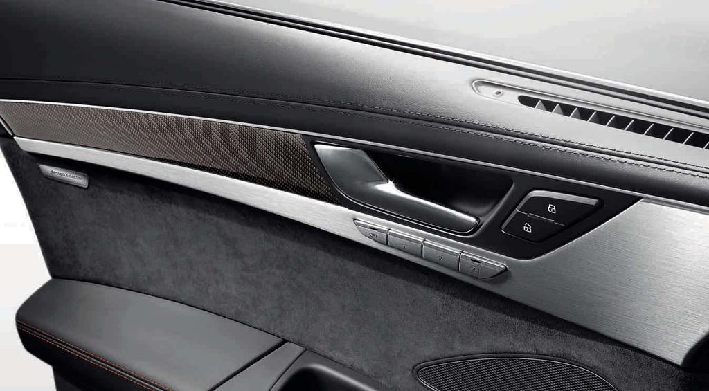 Audi design selection Diğer donanımlar: Metalik renk; S8 de opsiyonel olarak sedefli renk alınabilir.