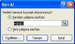 Access Verilerini Almak Veriler genelde metin dosyaları yerine, veri işleme araçları daha güçlü olan veritabanlarında tutulur.