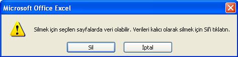 Sayfaların sekme rengini değiştirmek için; 1. 2. 3. Giriş sekmesinin Hücreler grubundan Biçim seçilir. Açılan seçeneklerin Sayfaları Düzenle bölümünden Sekme Rengi seçilir.