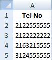 3. Kategori bölümünden İsteğe Uyarlanmış seçilip Tür kutusundan değer silinir. Tür kutusuna # Adet yazılır. Örneğin, tablonuzda yandaki gibi bir telefon no alanı var.